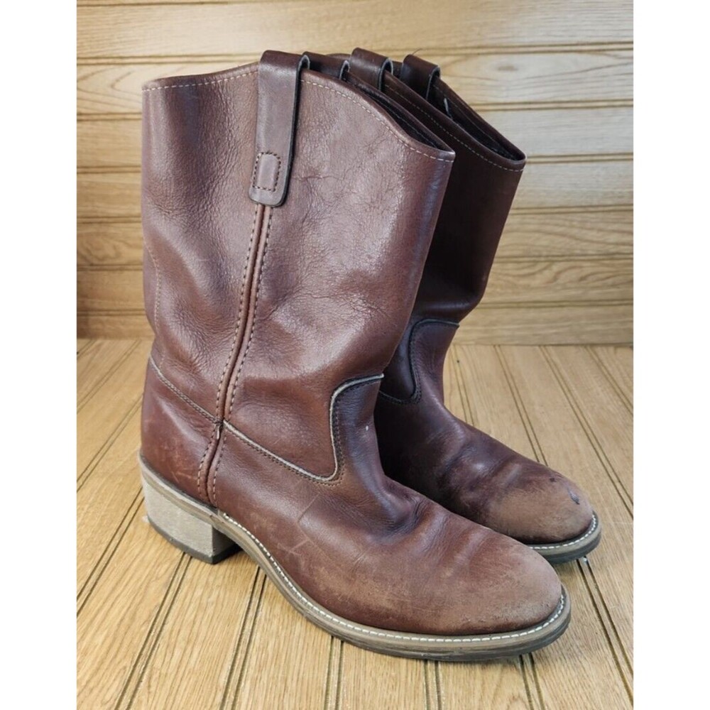 Biltrite Cowboy Western Boots Mens Size 9 D - Brown Leather